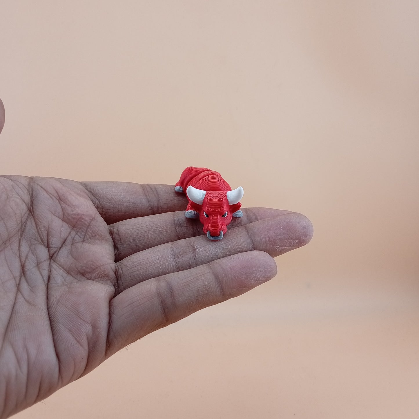 Bull Keychain