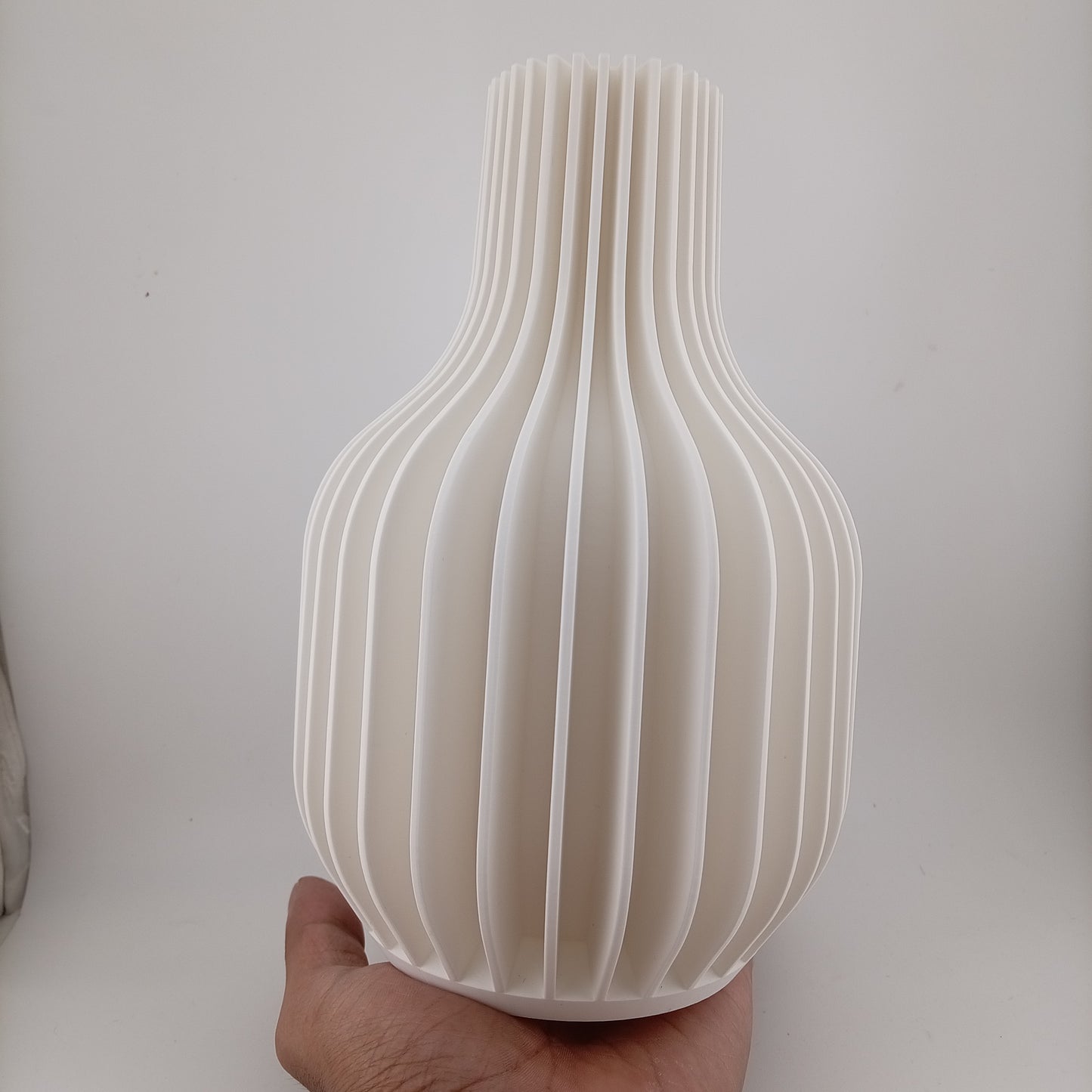 Minimal Ribwave Modern Vase  (Only vase)