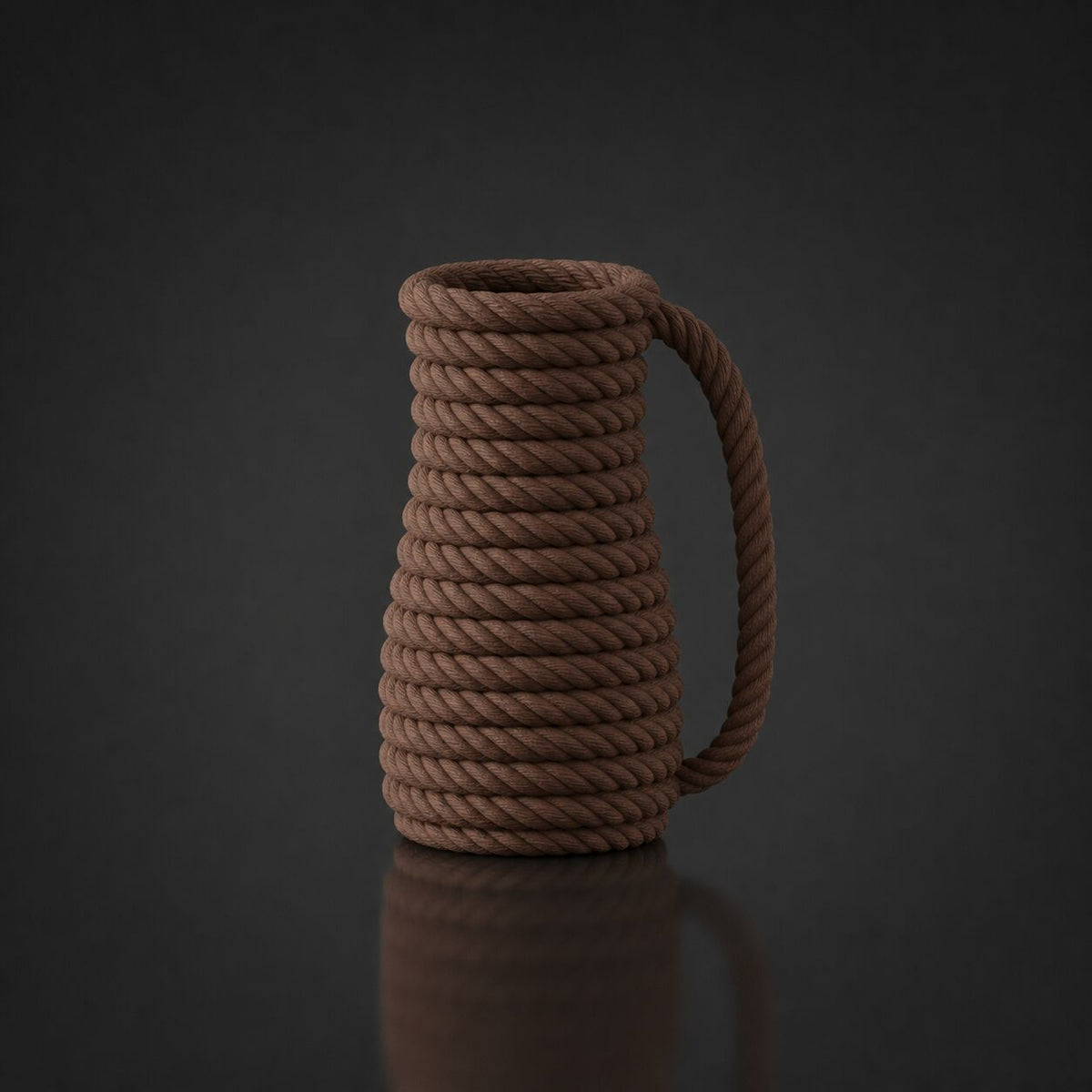 Rope Vase Cocoa Brown