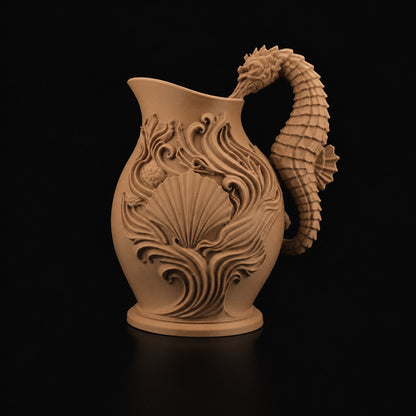 Seahorse Vase caramel