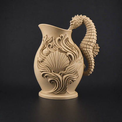 Seahorse Vase desert-tan