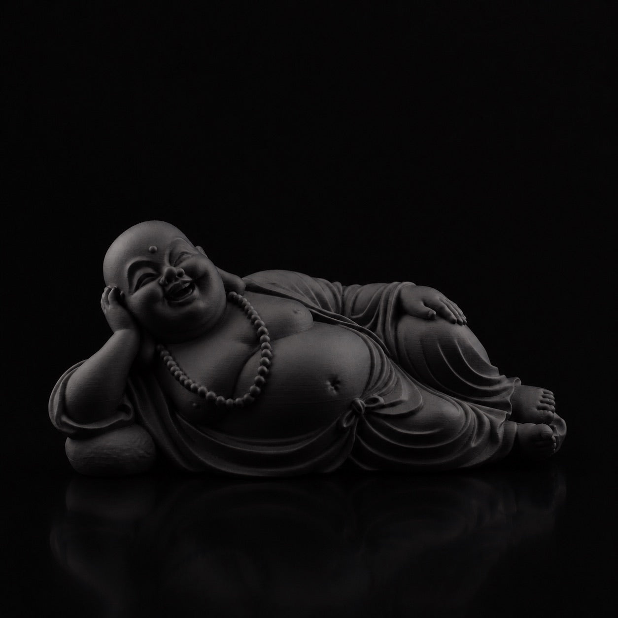 Serenity sculpture in Black finish