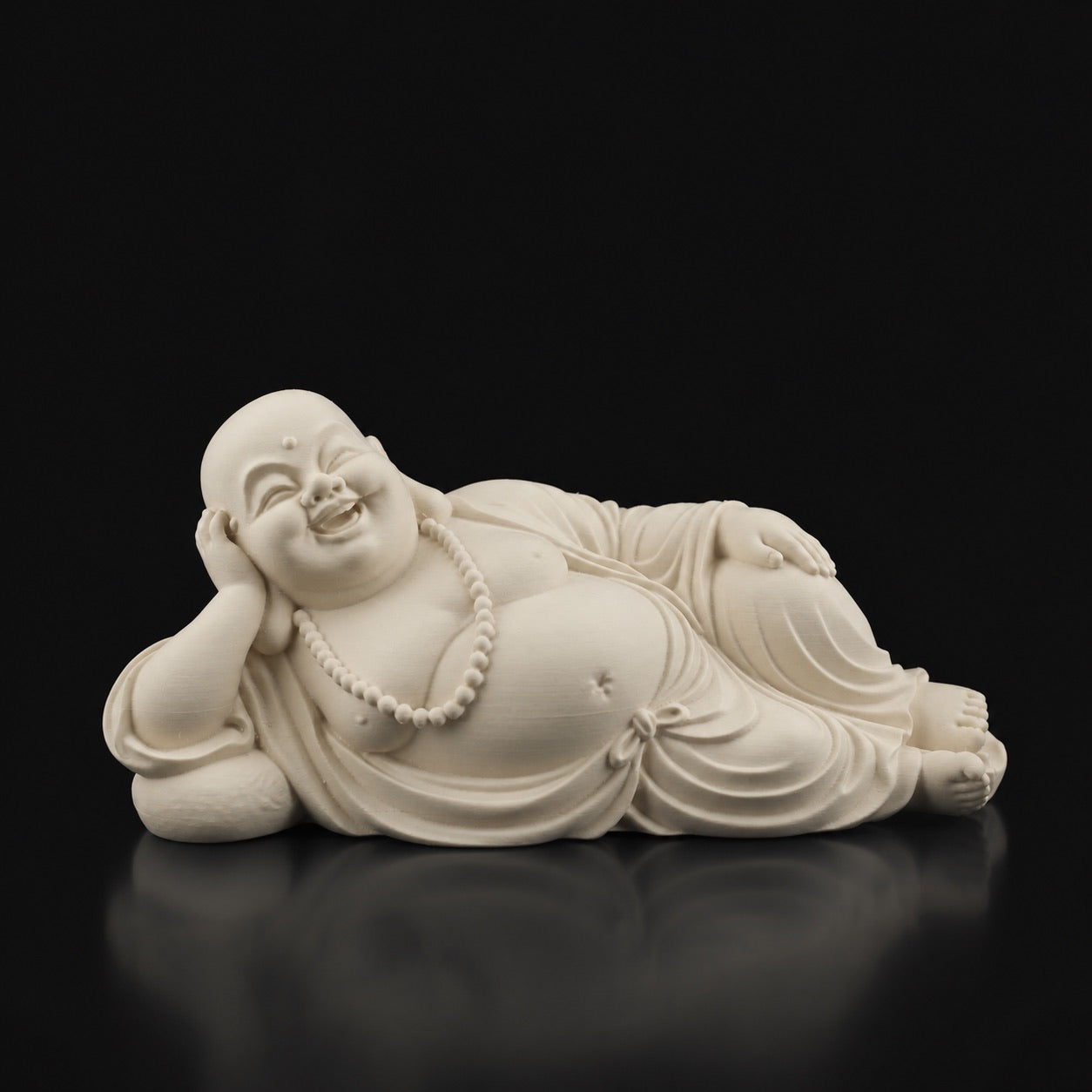 Serenity sculpture in Bone White finish