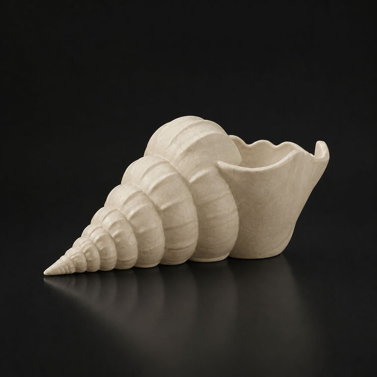 Shell Planter Bone White