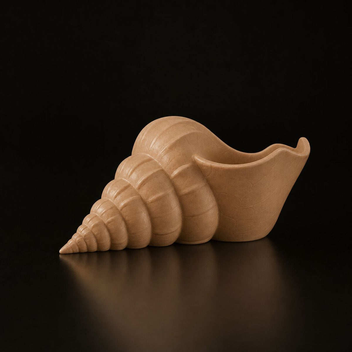 Shell Planter Caramel
