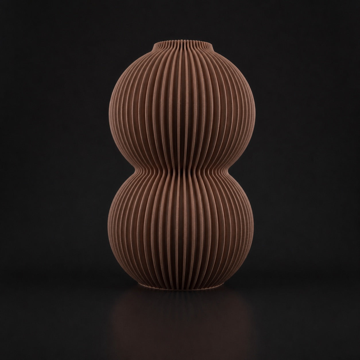 Sierra Vase cocoa-brown