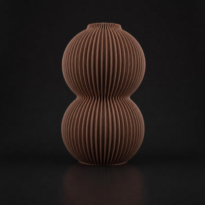 Sierra Vase cocoa-brown