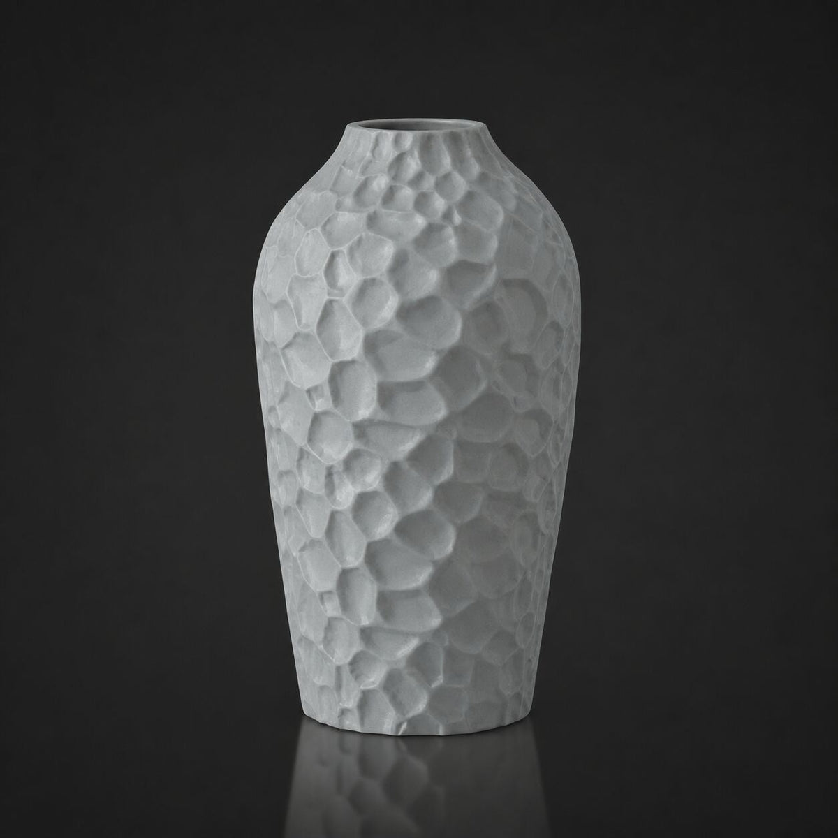 Stoneleaf Vase Gray