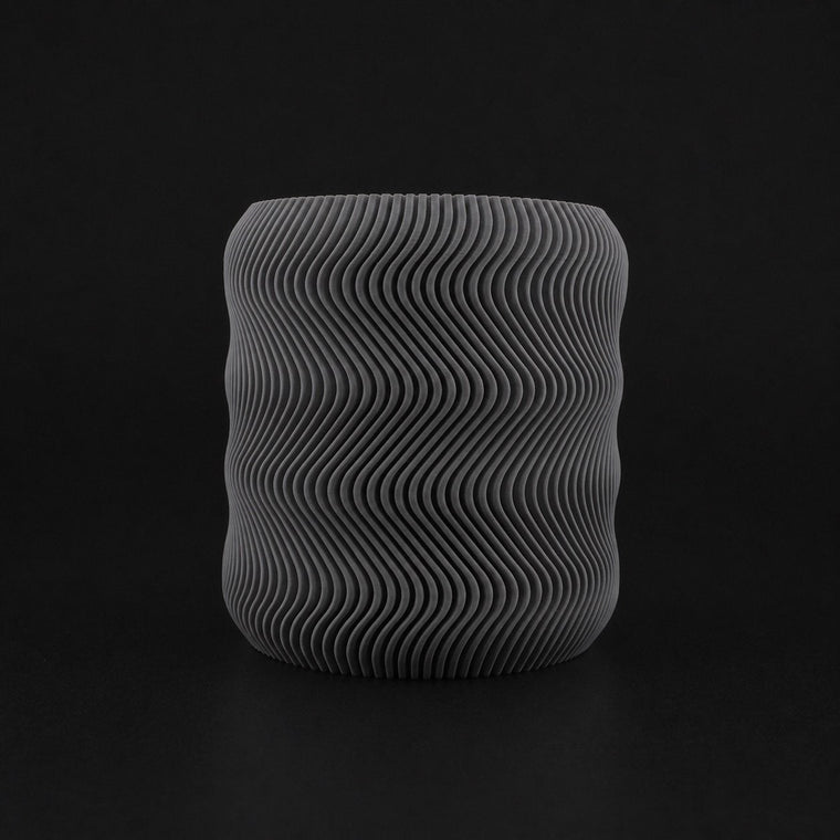 Swrill Planter Ashen Concrete