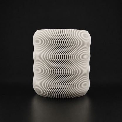 Swrill Planter Bone White