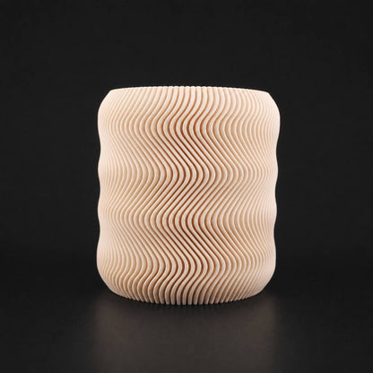 Swrill Planter Matte Beige