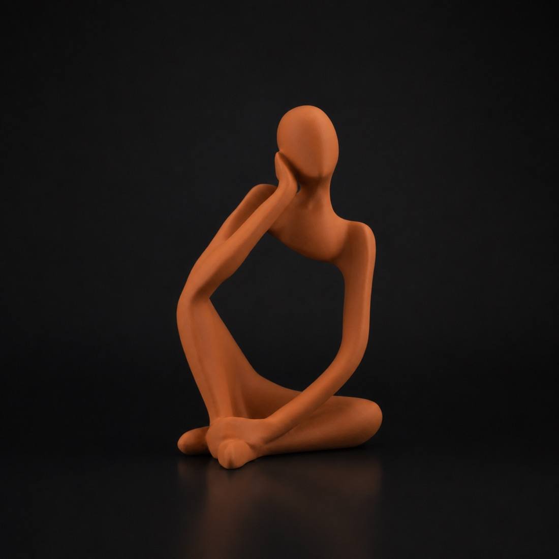 The Thinker - Terracotta
