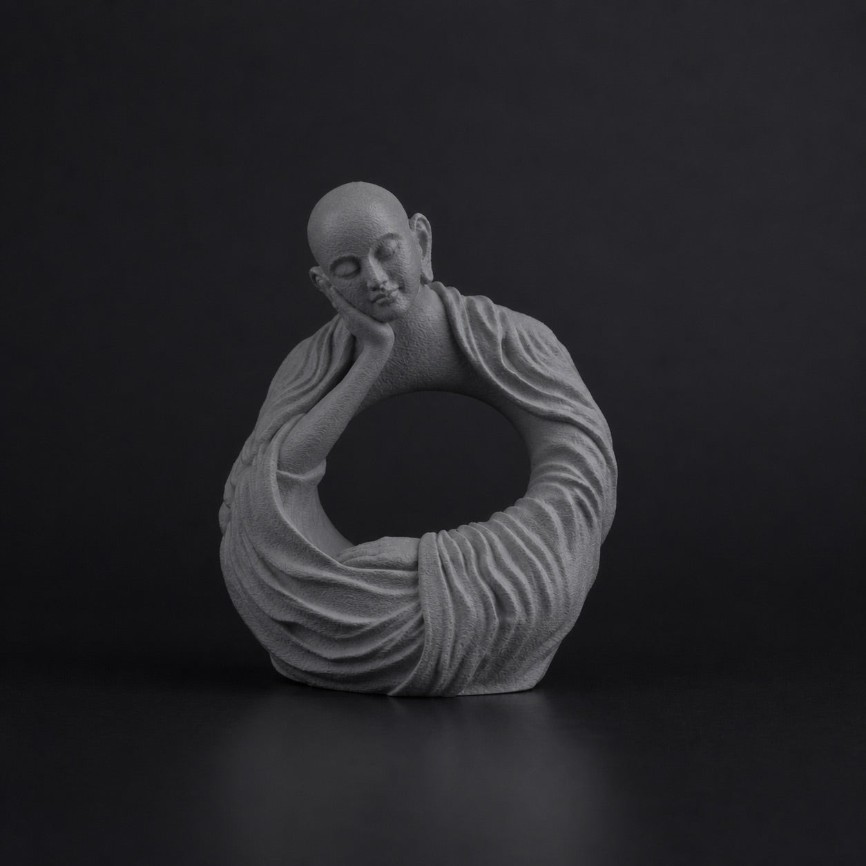 Thinking Monk Ashen Concrete