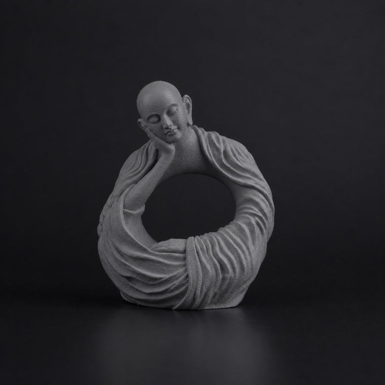 Thinking Monk Ashen Concrete