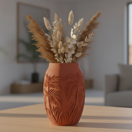 Sand Palm Serenity Vase  (Only vase)