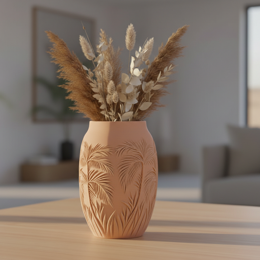 Sand Palm Serenity Vase  (Only vase)