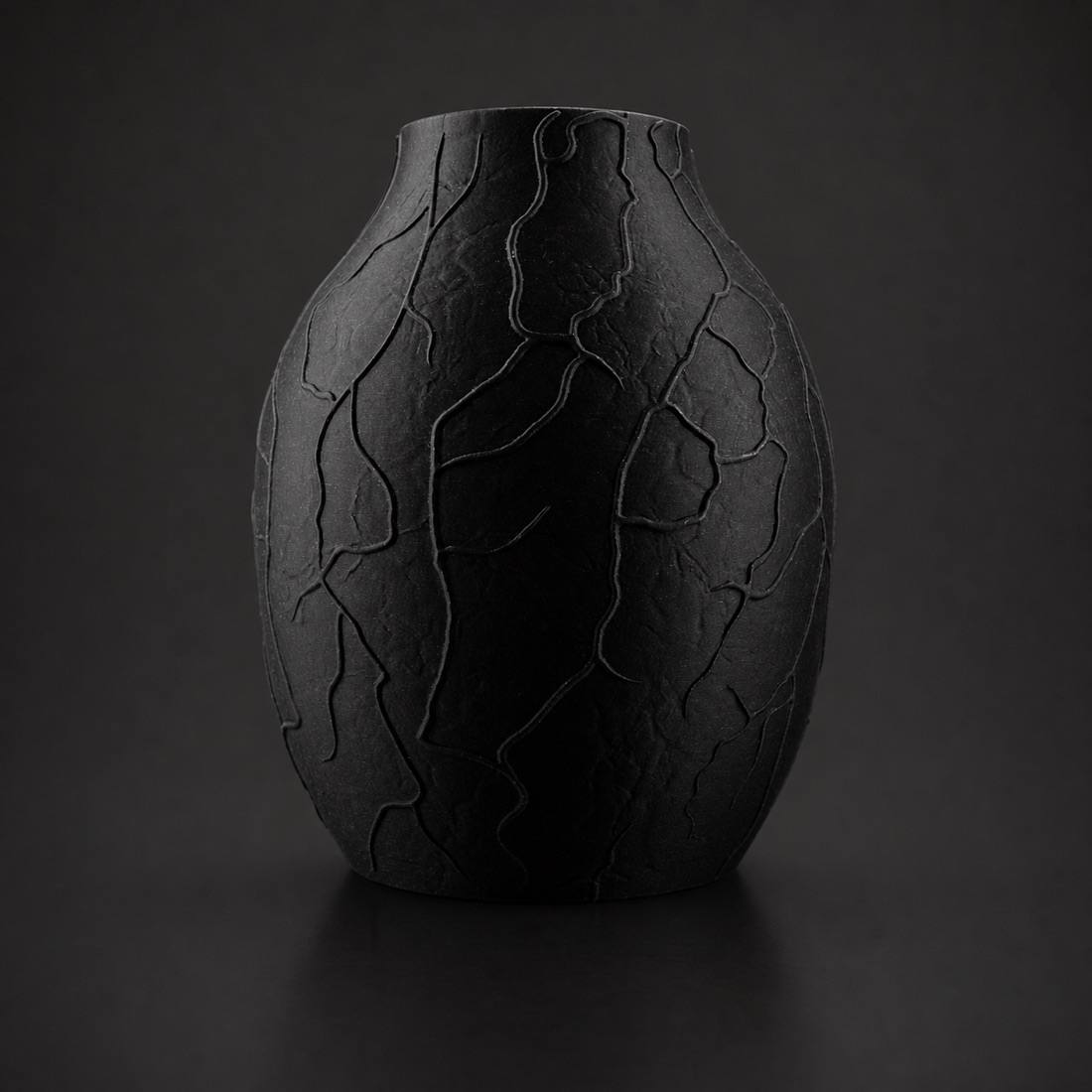 Veins Vase (only vase) Black