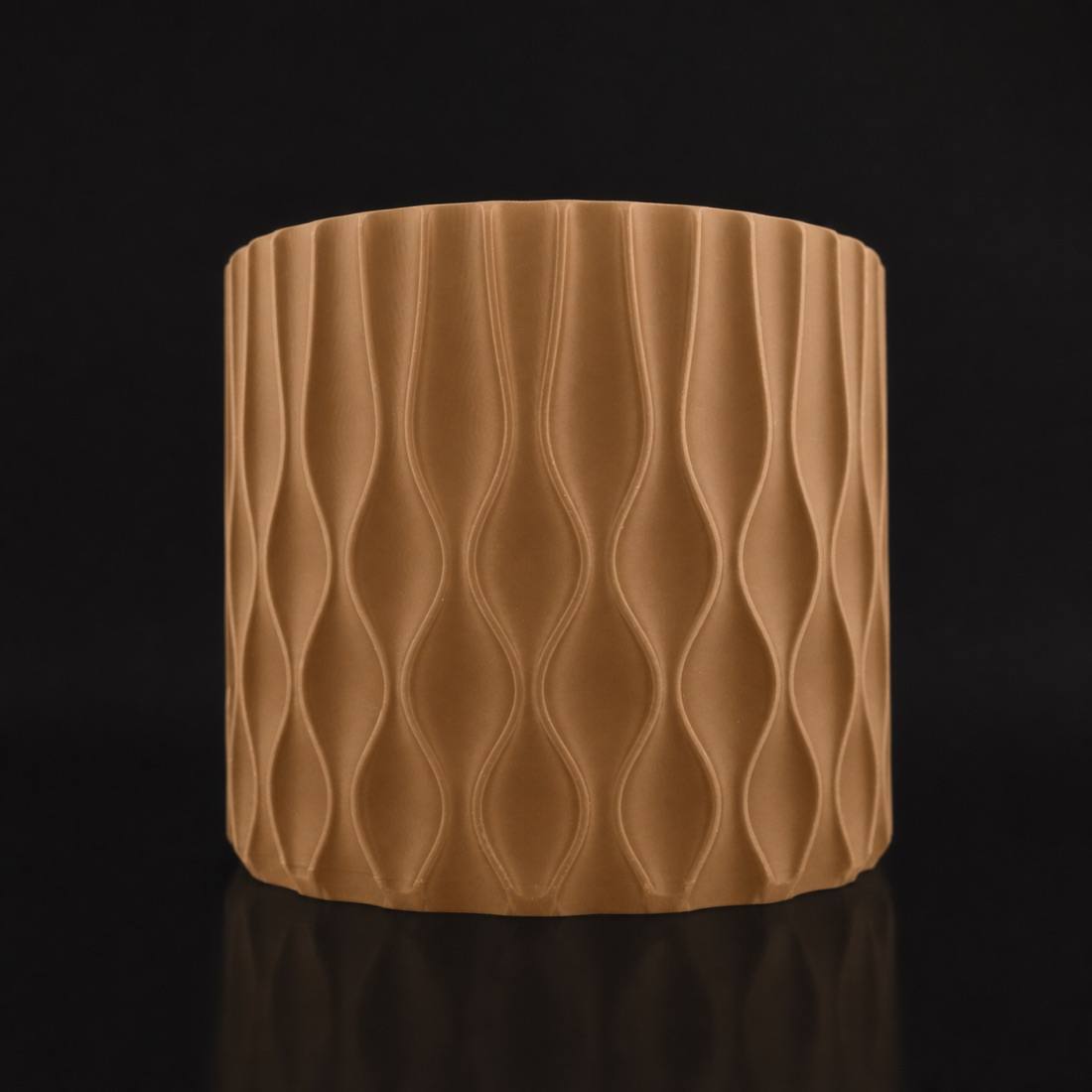 Wave Planter caramel
