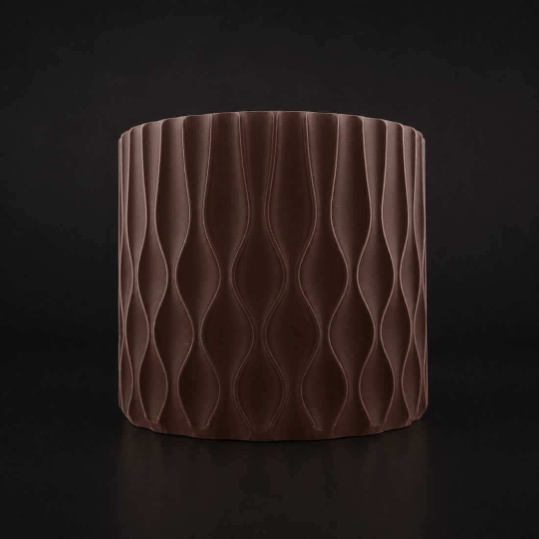 Wave Planter cocoa-brown