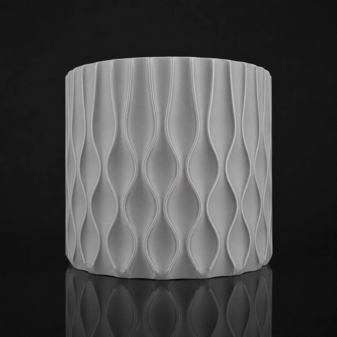 Wave Planter gray