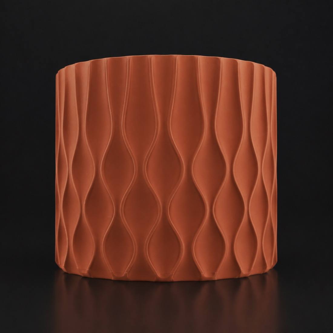 Wave Planter terracotta