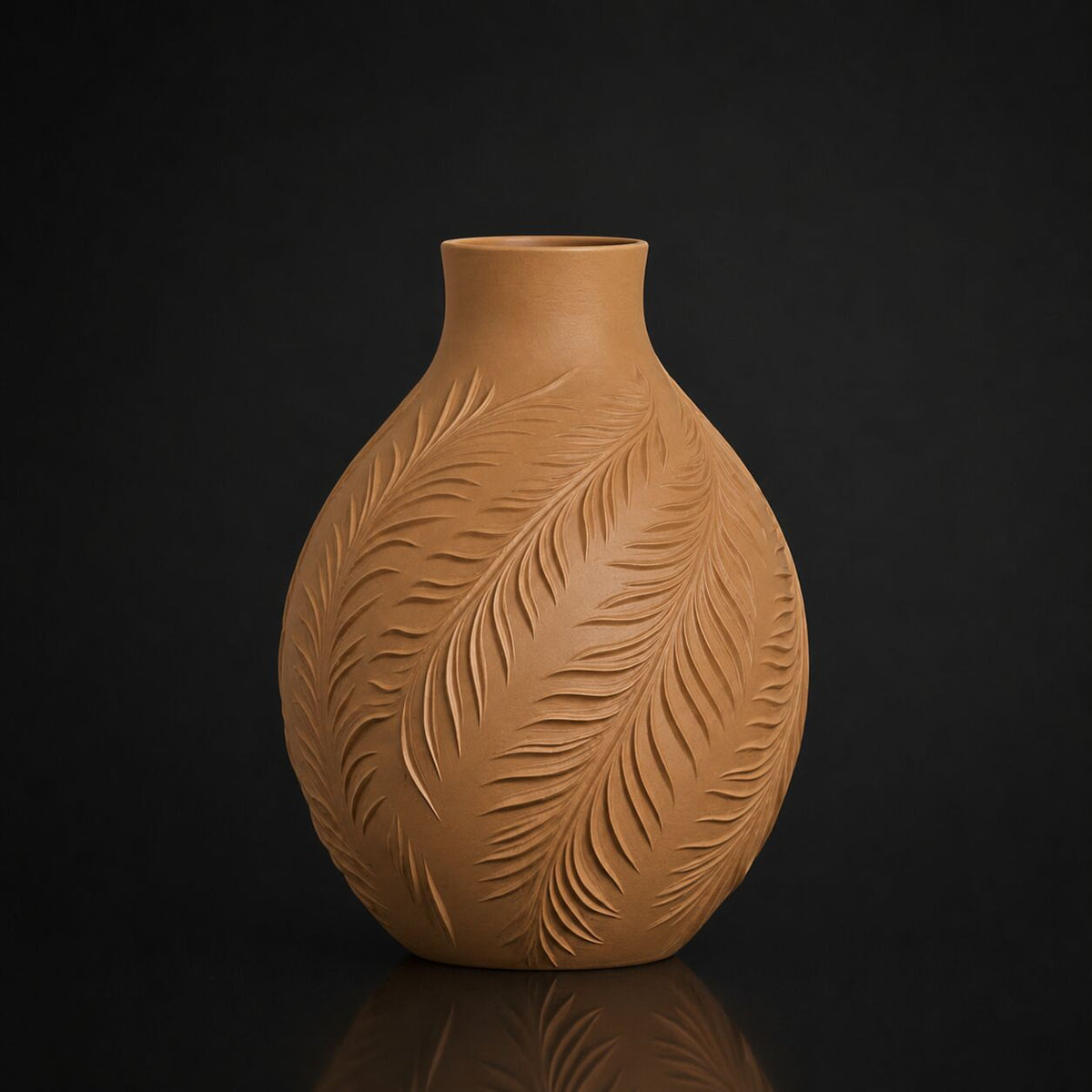 Wild Brandch Vase Caramel
