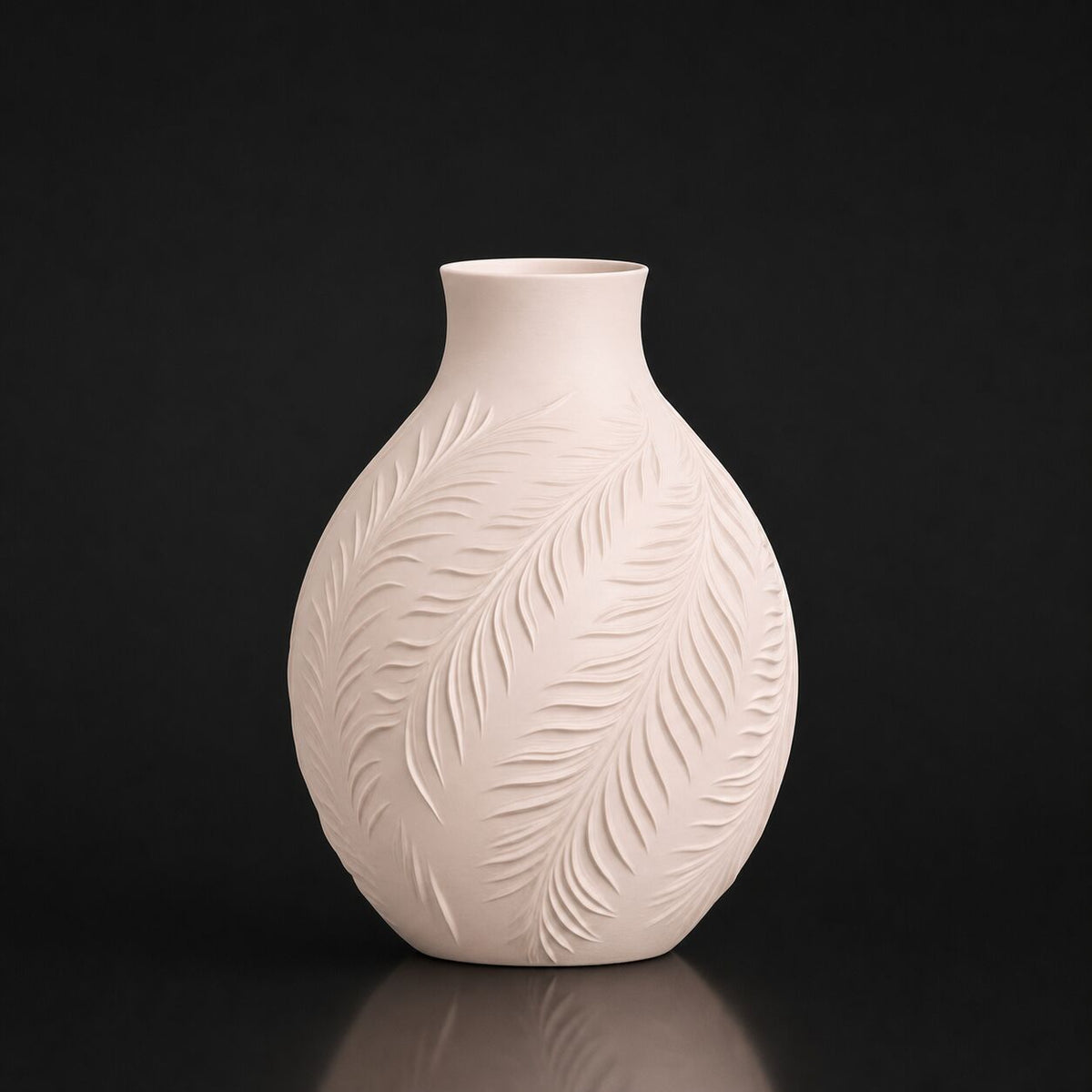 Wild Brandch Vase Matte Beige