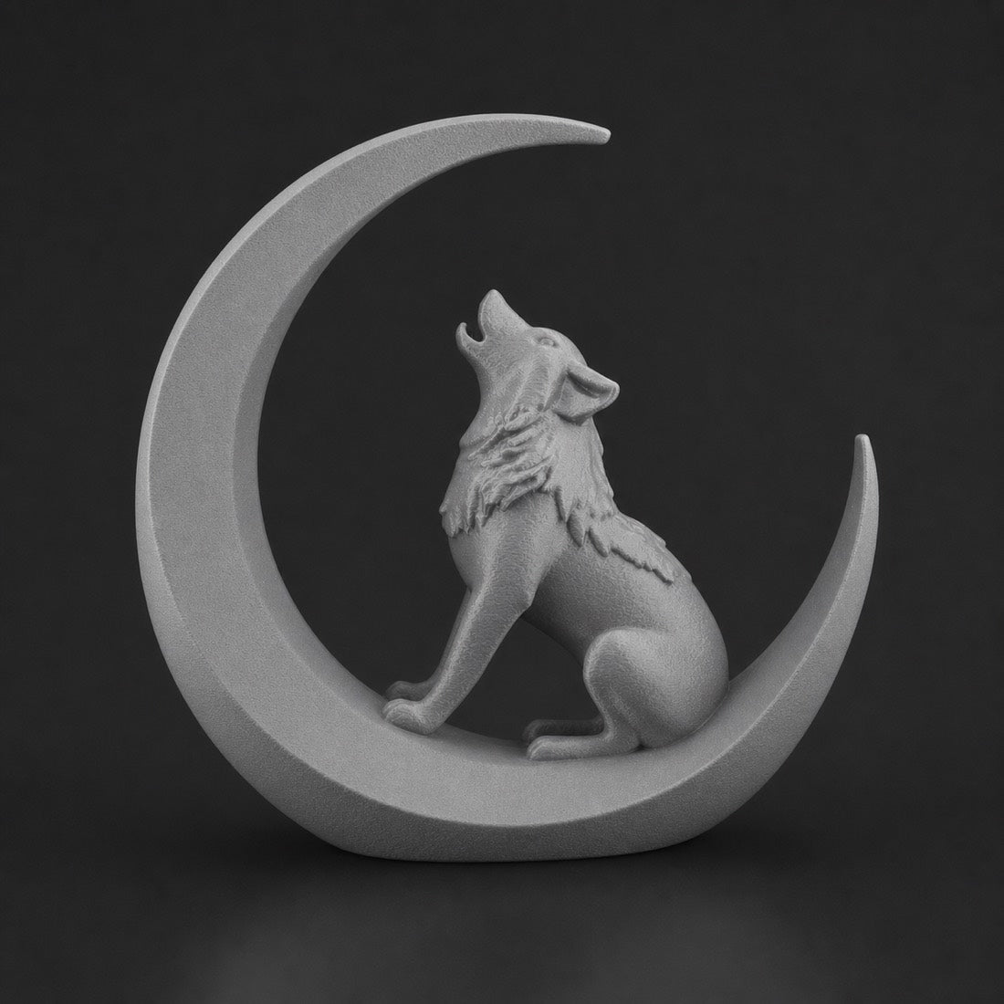 Wolf Decor in Gray finish