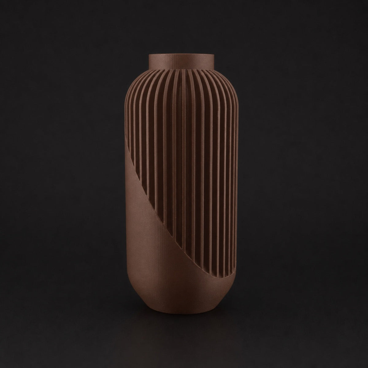 Yao Classic Bloom Vase Cocoa Brown